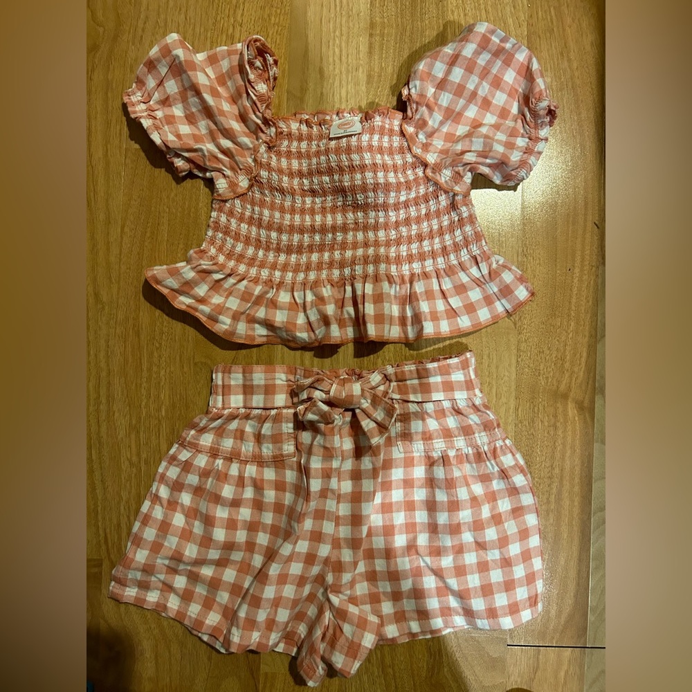 Wonder Nation matching toddler shorts set